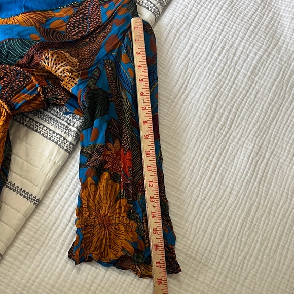 FARM Rio Vibrant Blue and Orange Maxi Dress - Picture 9 of 12